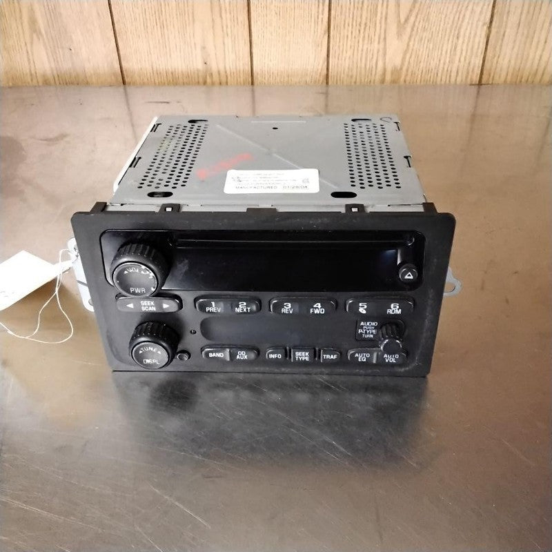 2003-2005 Chevrolet Trailblazer Radio #10357894 #638-1507 OPT UB0