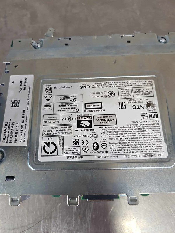 2020-2023 Subaru Impreza Audio & Visual Equip.(radio) ID 86431FL61A