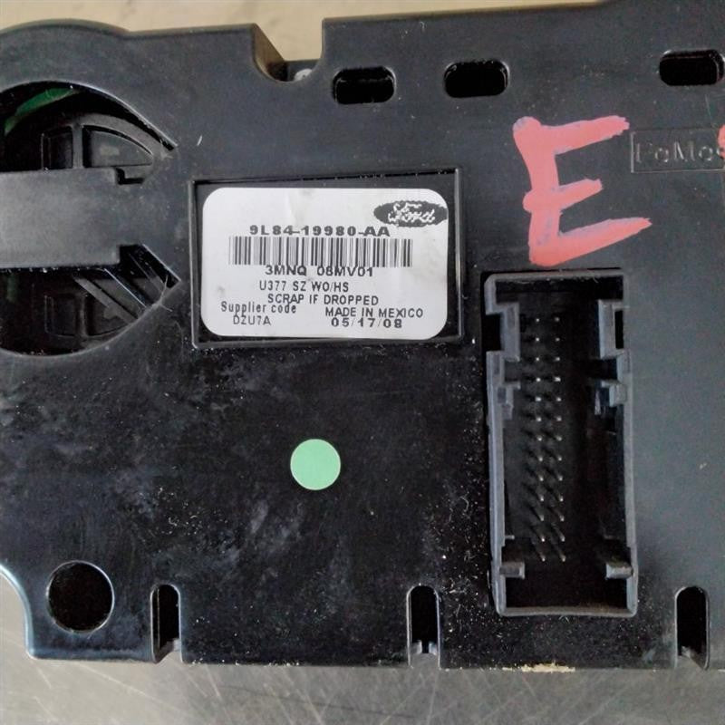 Heater A/c Control FORD ESCAPE 08
