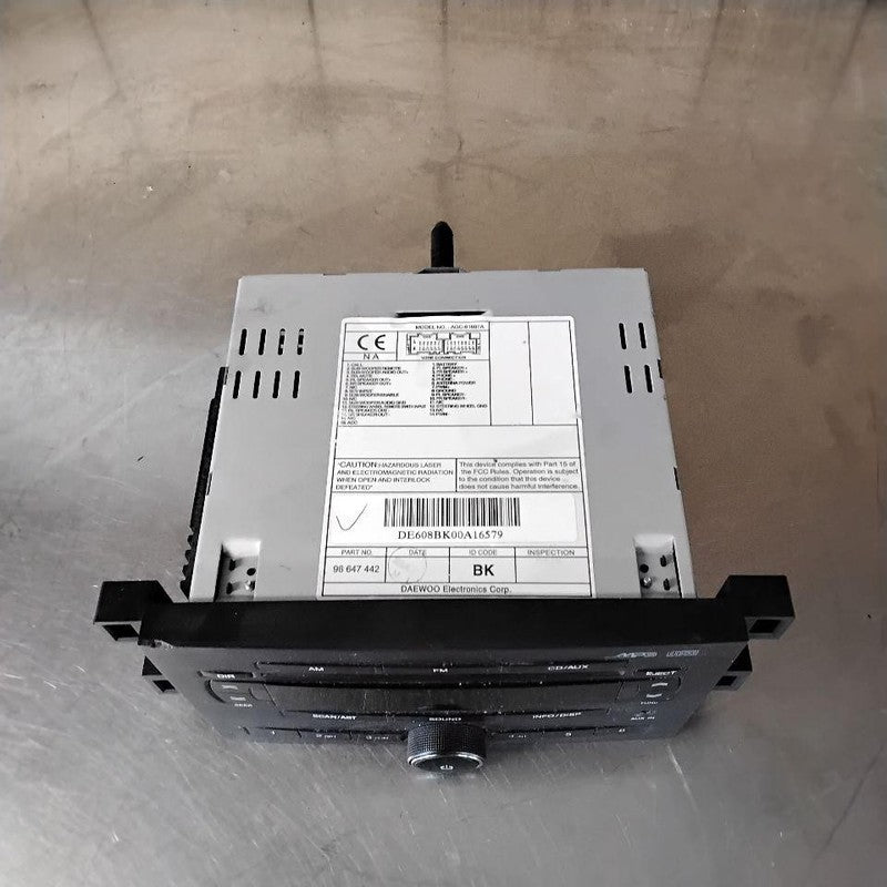 Audio & Visual Equip.(radio) CHEVY AVEO 06 07