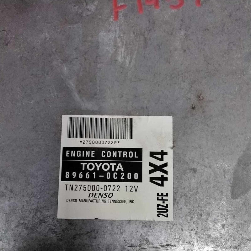 Engine/motor Brain Box TOYOTA SEQUOIA 01