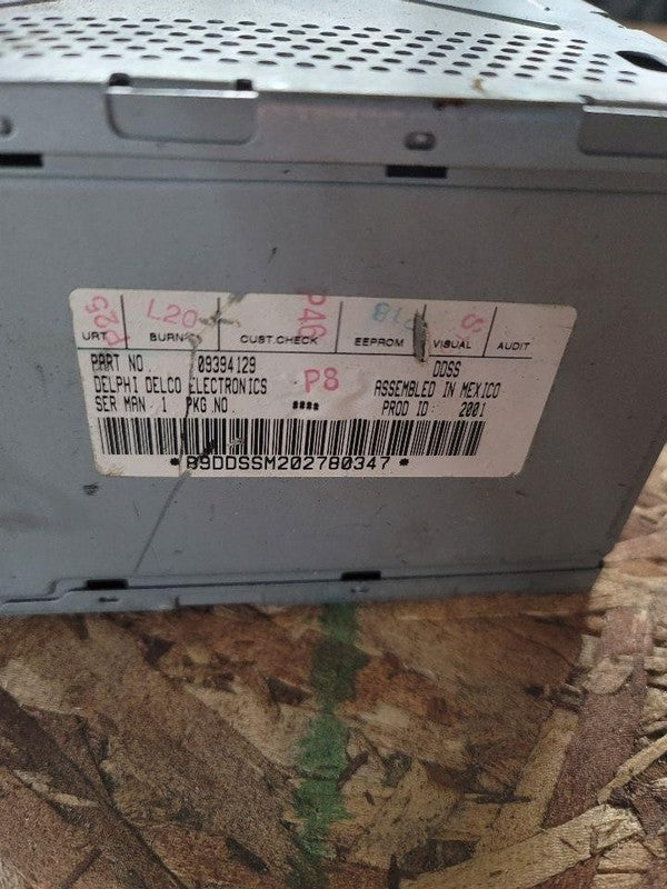 Audio & Visual Equip.(radio) CHEVY CAVALIER 00 01 02 03 04 05