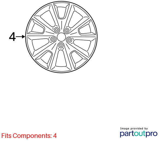 2014-2018 Jeep Cherokee Wheel OEM#5SN87AAAAB