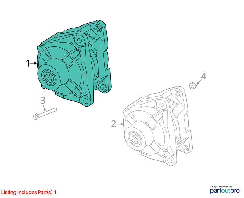 2003-2024 Dodge Pickup 2500 Alternator OEM#4801768AE