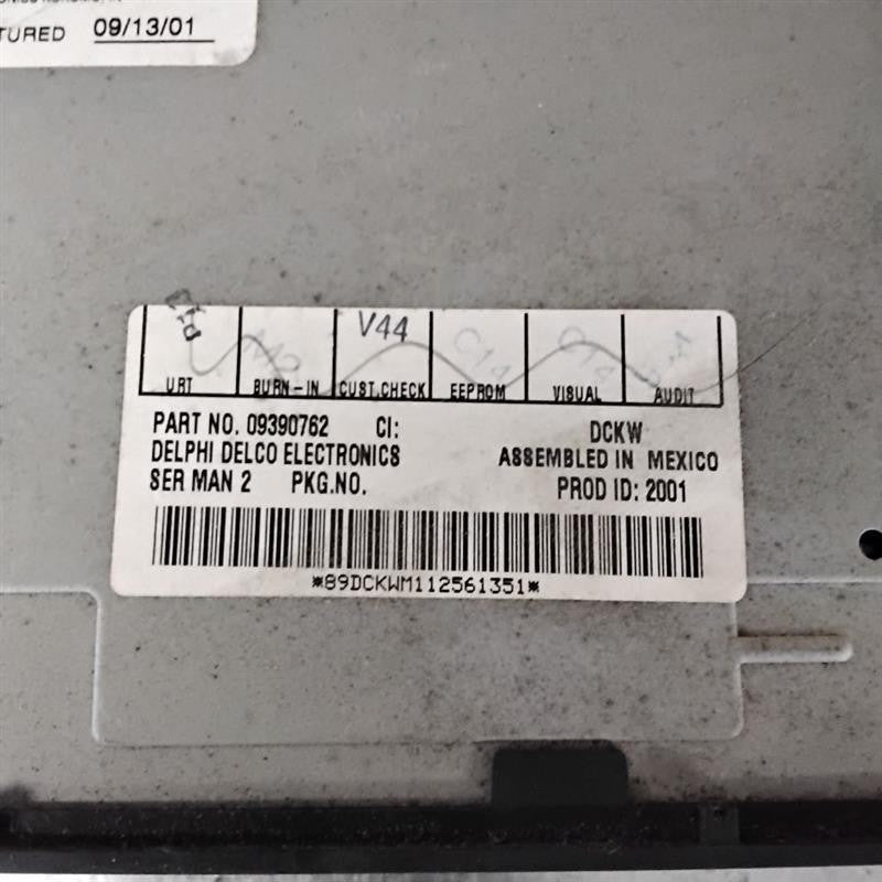 Audio & Visual Equip.(radio) PONTIAC GRAND PRIX 01 02 03