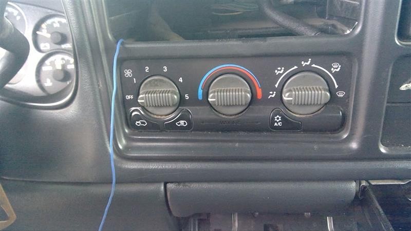 Heater A/c Control CHEVY SILVERADO 1500 99 00 01 02