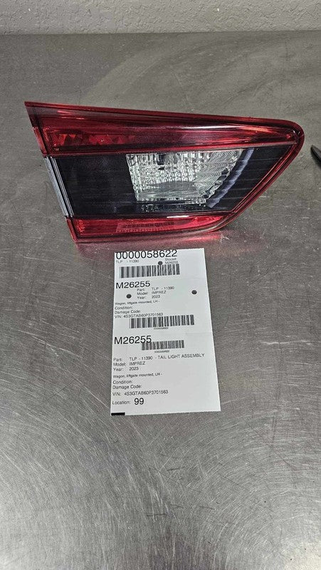 2020-2023 Subaru Impreza Left Liftgate Mounted Tail Light Assembly