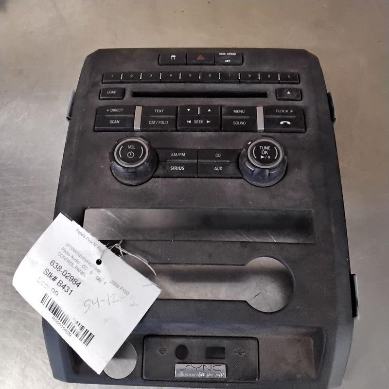 Audio & Visual Equip.(radio) FORD PICKUP F150 09