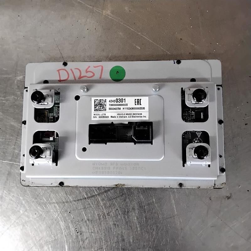 2016-2017 Chevrolet Spark Info-gps-tv Screen OEM#42430301
