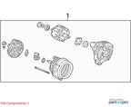 2006-2008 Honda Pilot Alternator OEM#31100RJAA02