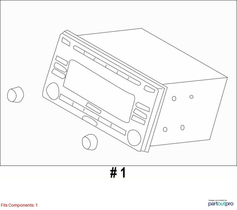 2013 Subaru Forester Audio & Visual Equip.(radio) OEM#86201SC620