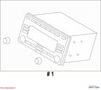 2013 Subaru Forester Audio & Visual Equip.(radio) OEM#86201SC620