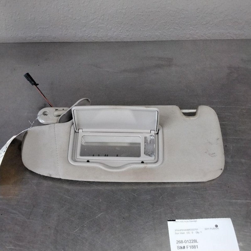 Sun Visor FORD FUSION Left 10 11 12