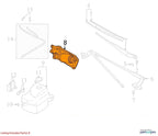 1999-2004 Chevrolet Geo Tracker Wiper Motor Front OEM#91174716