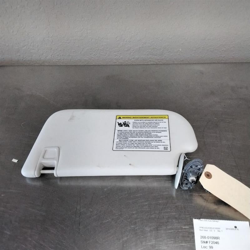 Sun Visor FORD ESCAPE Right 13 14 15 16 17 18 19