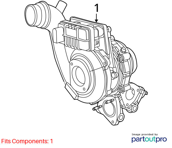 2014-2017 Dodge Pickup 1500 Turbo/supercharger OEM#68211213AD