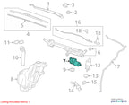2013-2016 Chevrolet Malibu Wiper Motor Front OEM#26228609