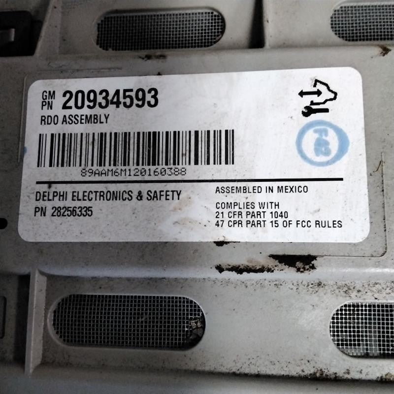 Audio & Visual Equip.(radio) CHEVY SILVERADO 1500 10 11 12 13