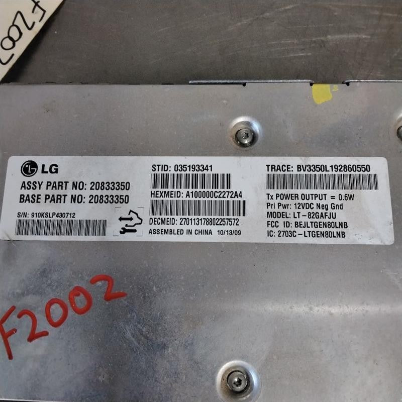 2009-2010 Chevrolet Impala Chassis Brain Box OEM#20833350