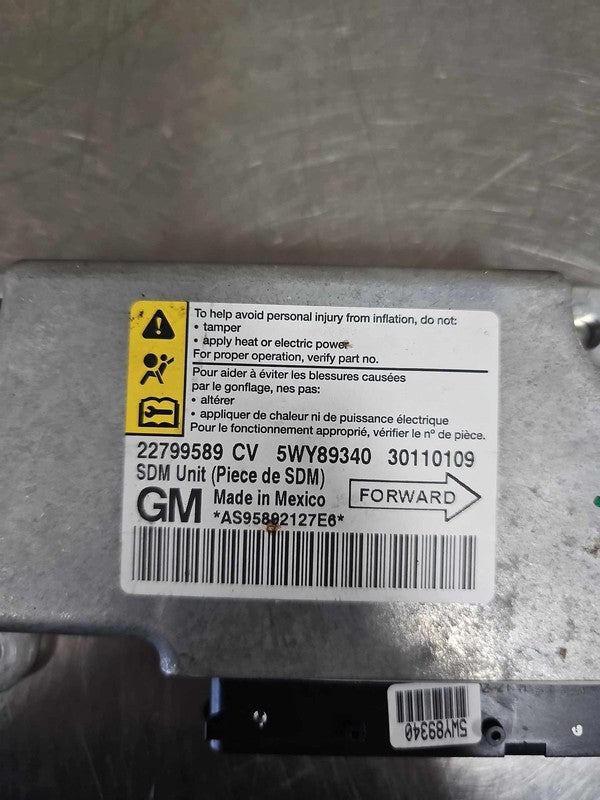2012 Chevrolet Malibu Chassis Brain Box OEM#22799589