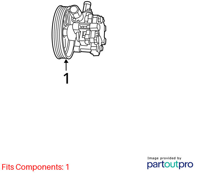 2013-2014 Chrysler 200 Power Steering Pump/motor OEM#R5154371AB