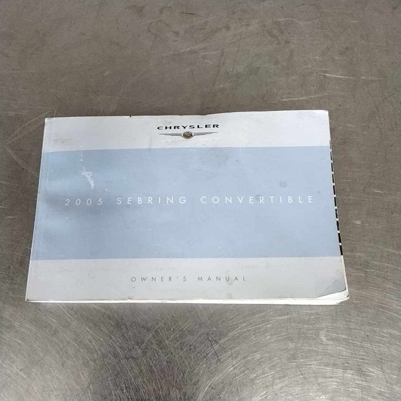 05 Convertible Book Only