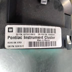Speedometer PONTIAC G6 05 06 07