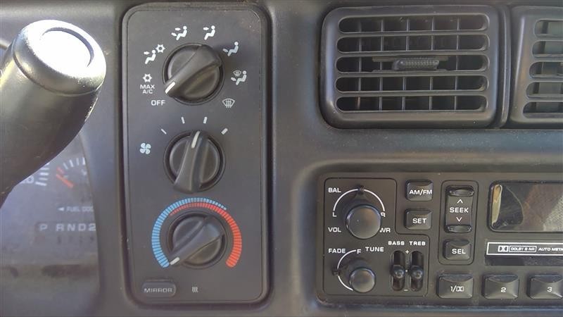 Heater A/c Control DODGE PICKUP 1500 00 01