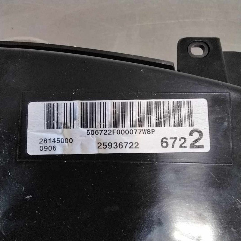 Speedometer CHEVY IMPALA 09 10 11