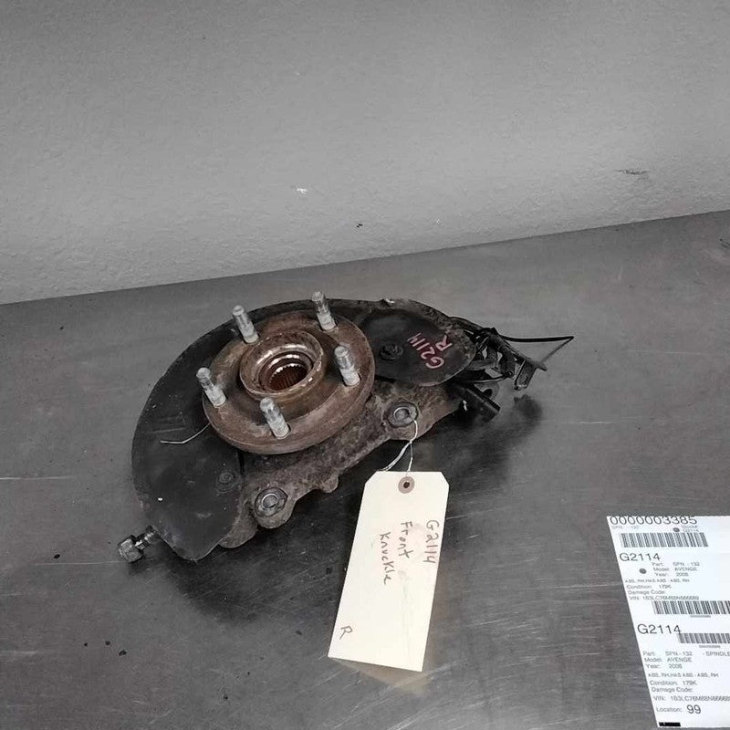 Spindle Knuckle Front DODGE AVENGER Right 08 09 10 11 12 13 14