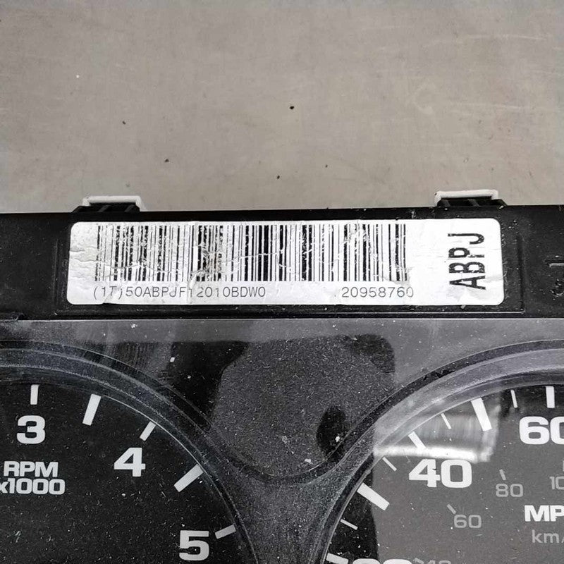Speedometer CHEVY SILVERADO 1500 08 09 10 11 12 13