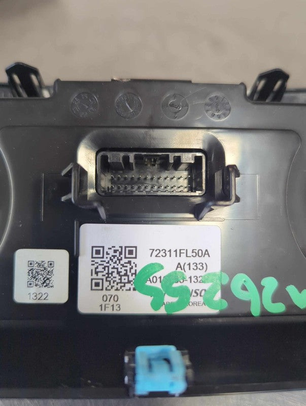 2017-2023 Subaru Impreza Heater A/C Control ID 72311FL50A