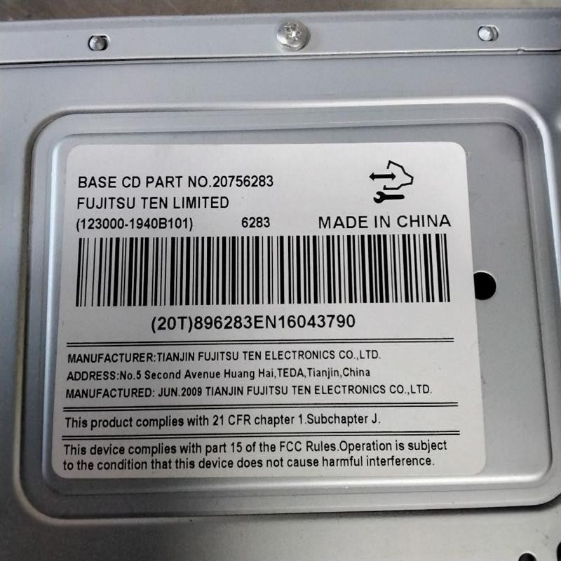 Audio & Visual Equip.(radio) CHEVY IMPALA 09 10 11 12 13 14 15 16