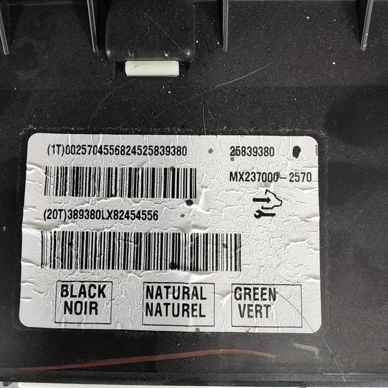 Heater A/c Control CADILLAC SRX 08 09