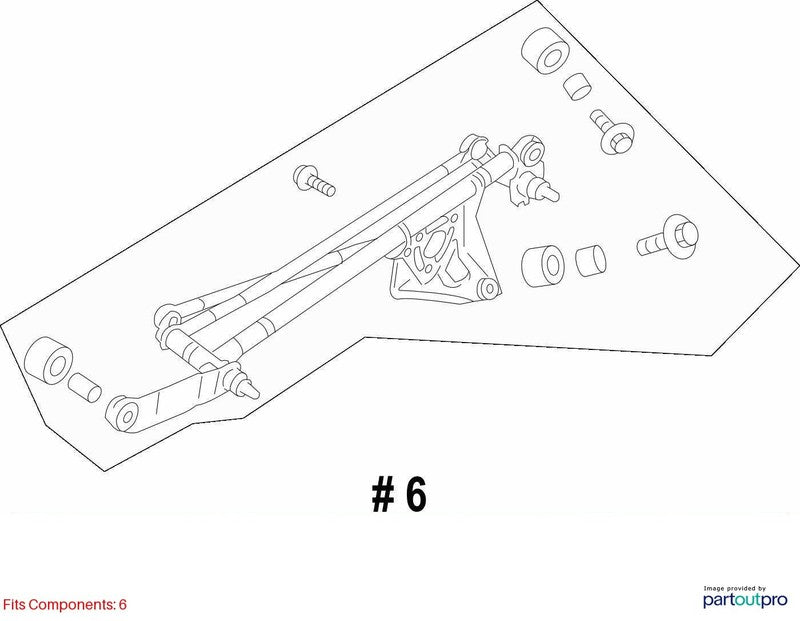 Wiper Trans. Linkage SUBARU IMPREZA 04 05 06 07