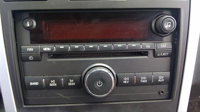 Audio & Visual Equip.(radio) PONTIAC TORRENT 08