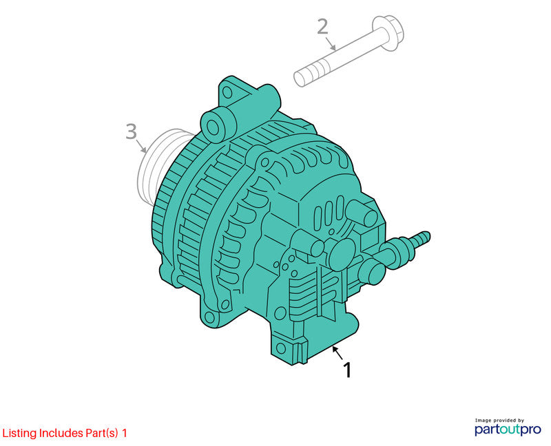 2004-2006 Mazda 3 Alternator OEM#LF5018300A