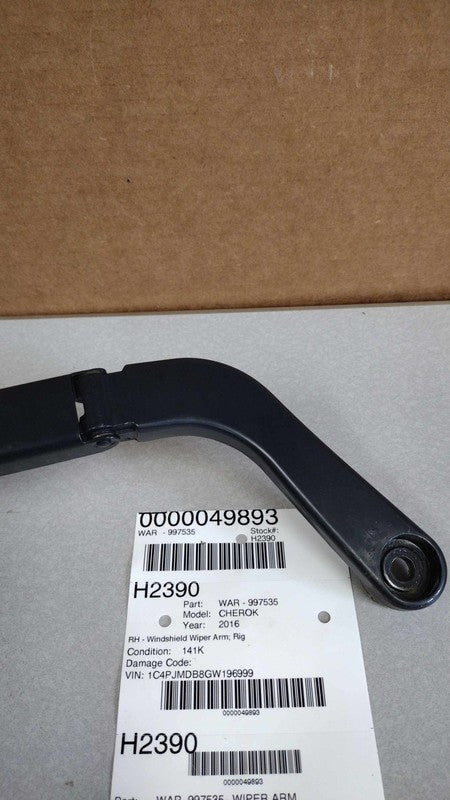 2014-2023 Jeep Cherokee Right Wiper Arm OEM# 68197137AB