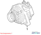 2000-2004 Toyota Avalon Alternator OEM#270600A05084