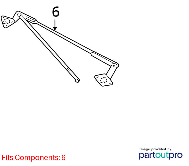 Wiper Trans. Linkage SUZUKI GRAND VITARA 99 00 01 02 03 04 05 06