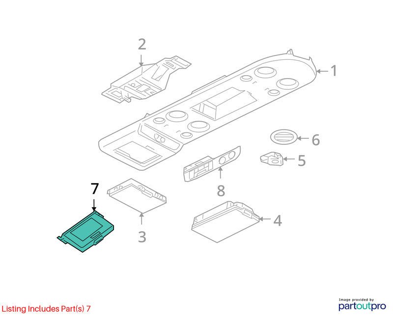 2004-2007 Nissan Armada Info-gps-tv Screen OEM#280917S200