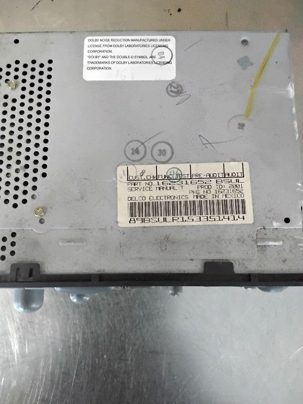Audio & Visual Equip.(radio) PONTIAC GRAND AM 96 97 98 99 00 01