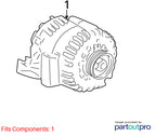 2004-2005 Buick Lesabre Alternator OEM#15145637
