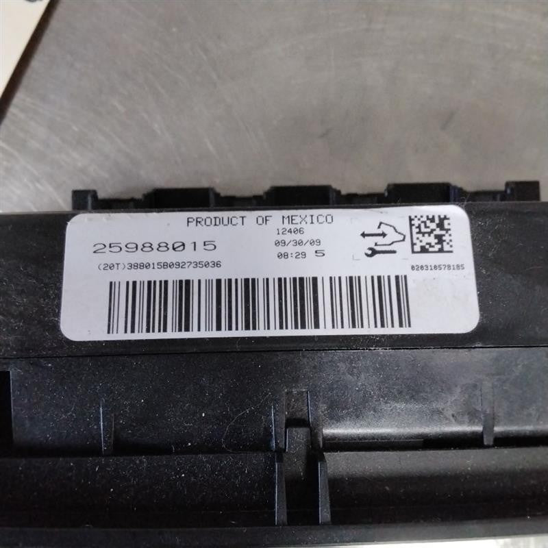 Heater A/c Control CHEVY IMPALA 06 07 08 09 10 11