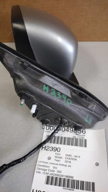 2014-2021 Jeep Cherokee Left Door Mirror OEM# 1VF39TZZAD