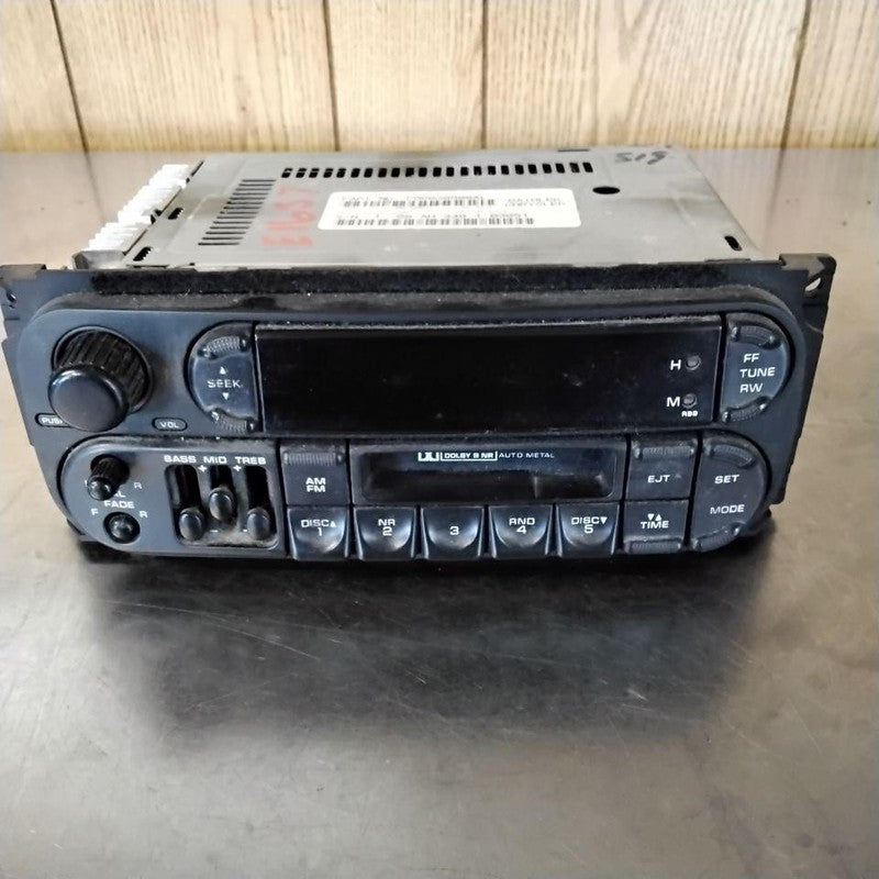 Audio & Visual Equip.(radio) CHRYSLER TOWN CNTRY 02 03 04 05 06 07