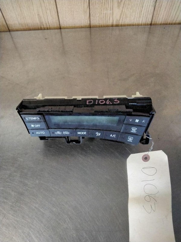 Heater A/c Control TOYOTA PRIUS 10 11