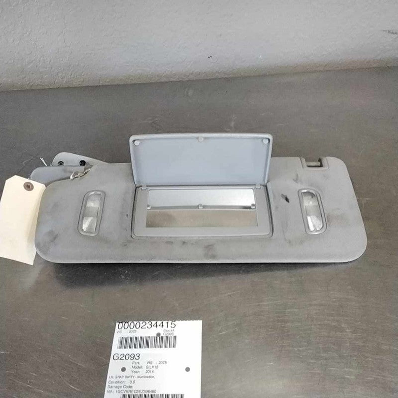 2014-2019 Sun Visor Chevy Silverado 1500 Left Side