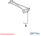 2005-2013 Chevrolet Corvette Wiper Trans. Linkage OEM#25820788