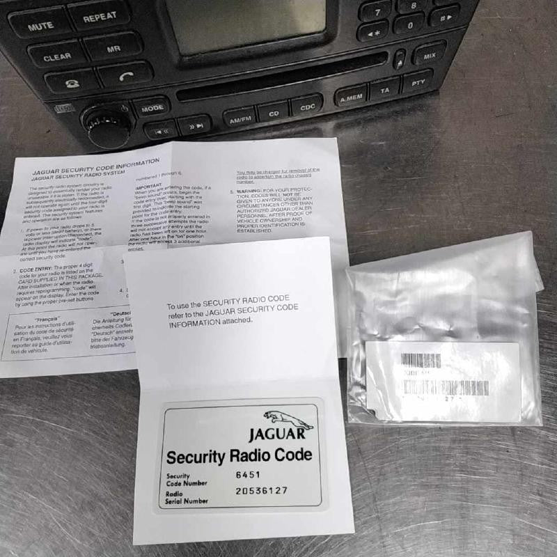 2002-2003 Jaguar X-Type Audio & Visual Equip.(radio) OEM#C2S31223